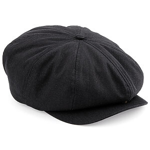 Newsboy cap - Black, S/M