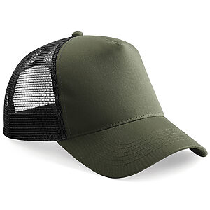 Snapback trucker - Olive Green/Black, One size