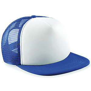 Vintage snapback trucker - Bright Royal/White, One size