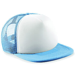 Vintage snapback trucker - Sky Blue/White, One size