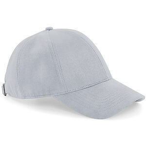 Faux suede 6-panel cap - Light Grey, One size