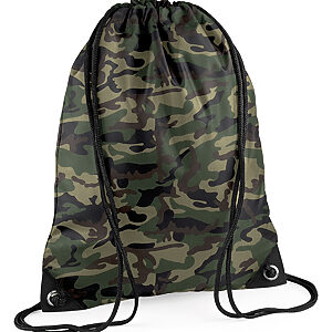 Premium gymsac - Jungle Camo, One size