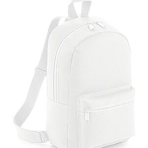 Mini essential fashion backpack - White, One size