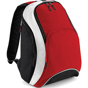 Teamwear backpack - Classic Red/Black/White, One size