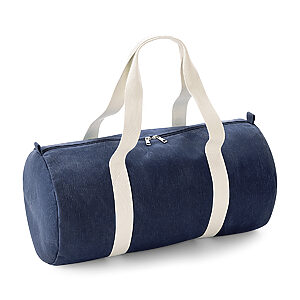 Denim barrel bag - Denim Blue, One size