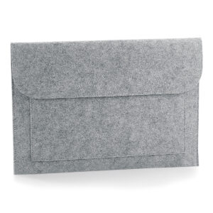 Felt laptop/document slip - Grey Melange, One size