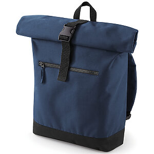 Roll-top backpack - French Navy, One size