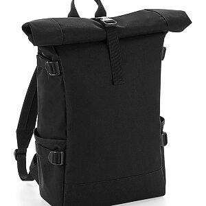 Block roll-top backpack - Black* Black, One size