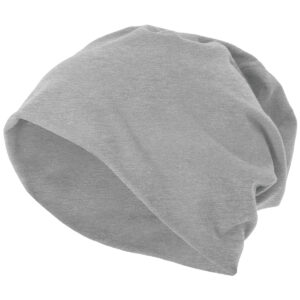 Jersey beanie - Heather Grey, One size