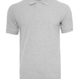 Piqué polo shirt - Heather Grey, S
