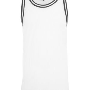 Mesh tank top - White/Black, S