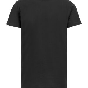 Shaped long tee - Black, XS