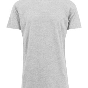 Shaped long tee - Heather Grey, XS