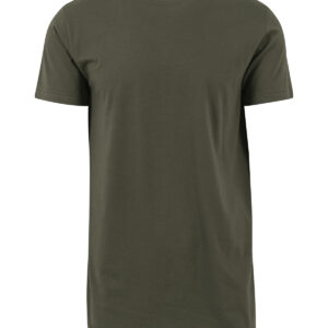 Shaped long tee - Olive, S