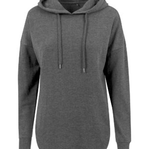 Women's oversized hoodie - Charcoal, XS