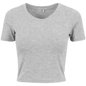 Women's cropped tee - Grey, XS