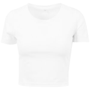 Women's cropped tee - White, XS