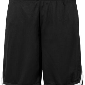 Two-tone mesh shorts - Black/Black/White, S