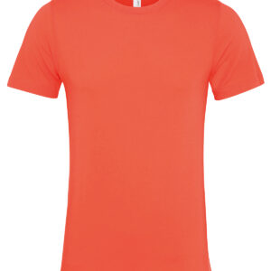 Unisex Jersey crew neck t-shirt - Coral, XS