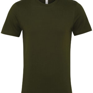 Unisex Jersey crew neck t-shirt - Olive, XS