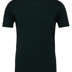 Unisex triblend crew neck t-shirt - Emerald Triblend, XS