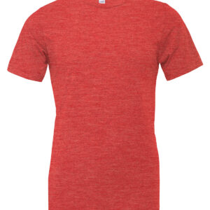 Unisex triblend crew neck t-shirt - Light Red Triblend, XS