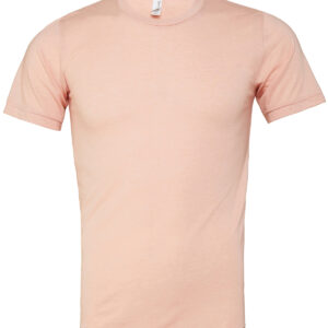 Unisex triblend crew neck t-shirt - PeachTriblend, XS