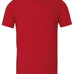 Unisex triblend crew neck t-shirt - Solid Red Triblend, XS