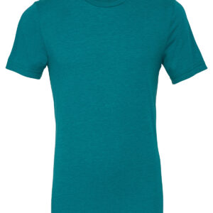 Unisex triblend crew neck t-shirt - Teal Triblend, XS