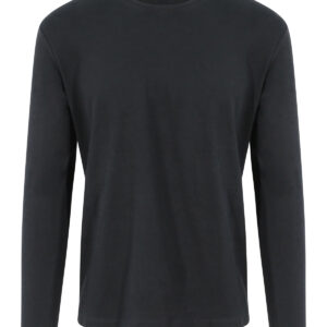 Erawan organic long-sleeve tee - Jet Black, XS