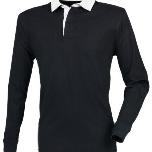 Premium superfit rugby shirt - Black, XS