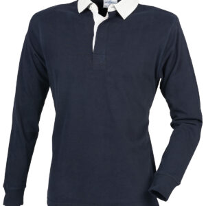 Premium superfit rugby shirt - Navy, XS