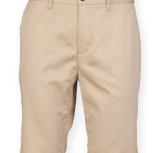 Stretch chino shorts - Stone, 28" Waist