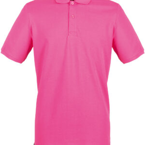 Micro-fine piqué polo shirt - Fuchsia, S