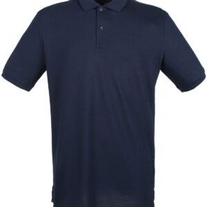 Micro-fine piqué polo shirt - Navy, XS