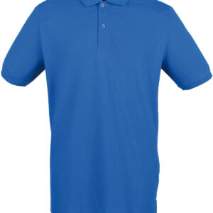 Micro-fine piqué polo shirt - Royal, XS