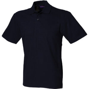 Stretch piqué polo shirt - Navy, XS