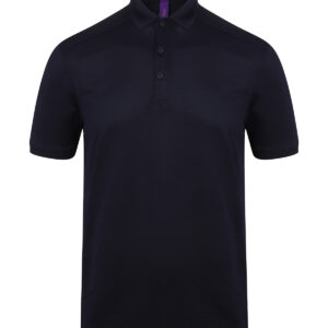 Stretch polo shirt with wicking finish (slim fit) - Oxford Navy, XS