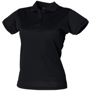 Women's Coolplus® polo shirt - Black, XS