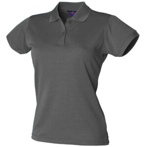 Women's Coolplus® polo shirt - Charcoal* Grey, XS