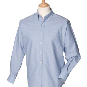 Long sleeve classic Oxford shirt - Blue, S