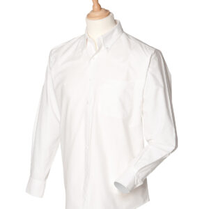 Long sleeve classic Oxford shirt - White, S