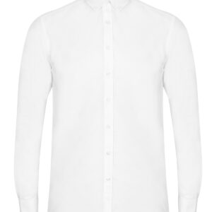 Modern long sleeve Oxford shirt - White, XS Reg