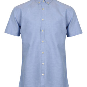 Modern short sleeve Oxford shirt - Blue, XS Reg
