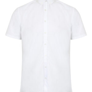 Modern short sleeve Oxford shirt - White, XS Reg