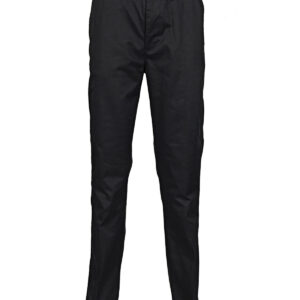 65/35 flat fronted chino trousers - Black, 30/R