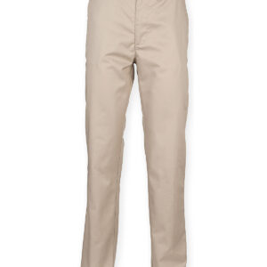 65/35 flat fronted chino trousers - Stone, 30/R