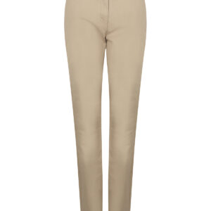 Women's stretch chinos - Stone, 8/R