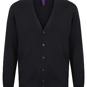 V-button cardigan - Navy, XS