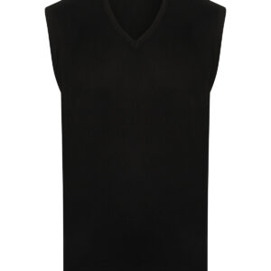 Sleeveless v-neck jumper - Navy, S